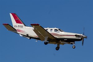 Mabena (Pty) Socata TBM700 VH-PVM at Williamtown