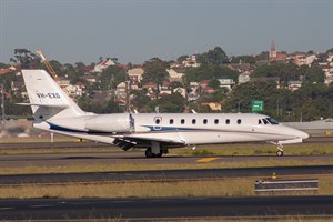 Executive Airlines (Pty) Cessna Citation Sovereign VH-EXG at Kingsford Smith