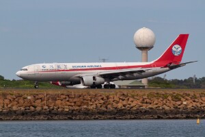 Sichuan Airlines Airbus A330-200 B-6535 at Kingsford Smith