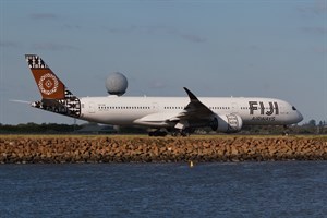 Fiji Airways Airbus A350-900 DQ-FAN at Kingsford Smith