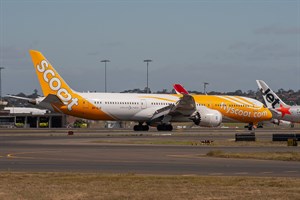 Scoot Boeing 787-900 9V-OJE at Kingsford Smith