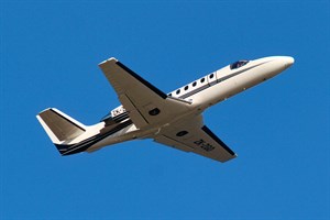 J R Ambler Cessna Citation V ZK-ZGO at Kingsford Smith