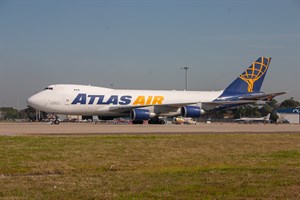 Atlas Air Boeing 747-400F N412MC at Kingsford Smith