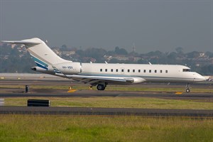Coolfare Contracts (Pty) Bombardier Global Express VH-VGX at Kingsford Smith