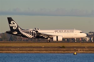 Air New Zealand Airbus A320NEO-200 ZK-NHE at Kingsford Smith