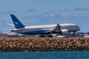Xiamen Airlines Boeing 787-800 B-2763 at Kingsford Smith