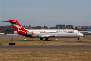 QantasLINK Boeing 717-200 VH-NXQ at Kingsford Smith