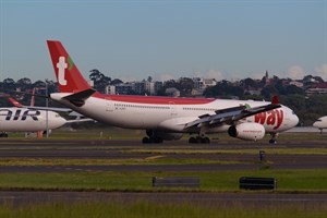 T'Way Air Airbus A330-300 HL8501 at Kingsford Smith
