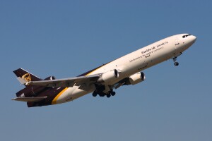 UPS McDonnell Douglas MD11F N252UP at Kingsford Smith