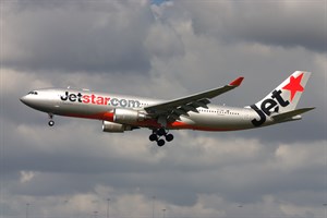 Jetstar Airways Airbus A330-200 VH-EBE at Kingsford Smith