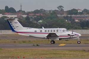 RFDS - Royal Flying Doctor Service (South Eastern Section) Beech King Air B200 VH-MVY at Kingsford Smith
