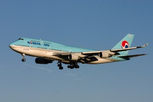 Korean Air Boeing 747-400BCF HL7484 at Kingsford Smith