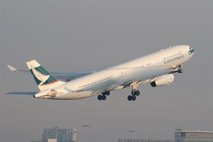 Cathay Pacific Airways Airbus A330-300 B-LAL at Kingsford Smith