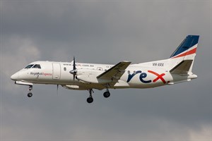 Rex Airlines Saab 340B VH-XRX at Kingsford Smith