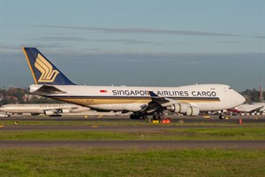Singapore AL Cargo Boeing 747-400F 9V-SFL at Kingsford Smith