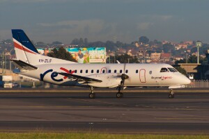Rex Airlines Saab 340B VH-ZLS at Kingsford Smith