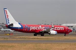 Pacific Blue Airlines Boeing 737-800 ZK-PBJ at Kingsford Smith