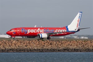 Pacific Blue Airlines Boeing 737-800 ZK-PBD at Kingsford Smith