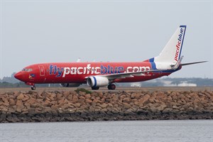 Pacific Blue Airlines Boeing 737-800 ZK-PBA at Kingsford Smith