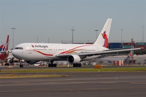 Air Niugini Boeing 767-300ER P2-PXW at Kingsford Smith