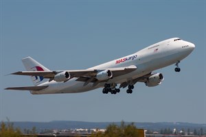 Malaysian Airlines Boeing 747-200BF TF-ATZ at Kingsford Smith