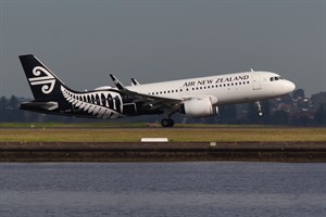 Air New Zealand Airbus A320NEO-200 ZK-NHF at Kingsford Smith